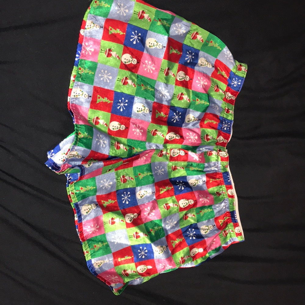 Christmas boxer pjs shorts